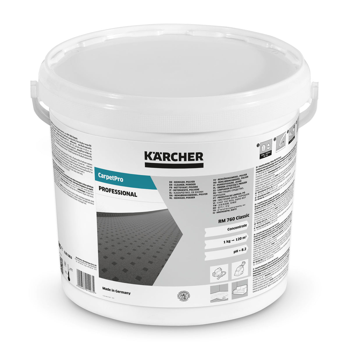 Средство для чистки ковров CarpetPro RM 760 Powder Classic, 10 кг