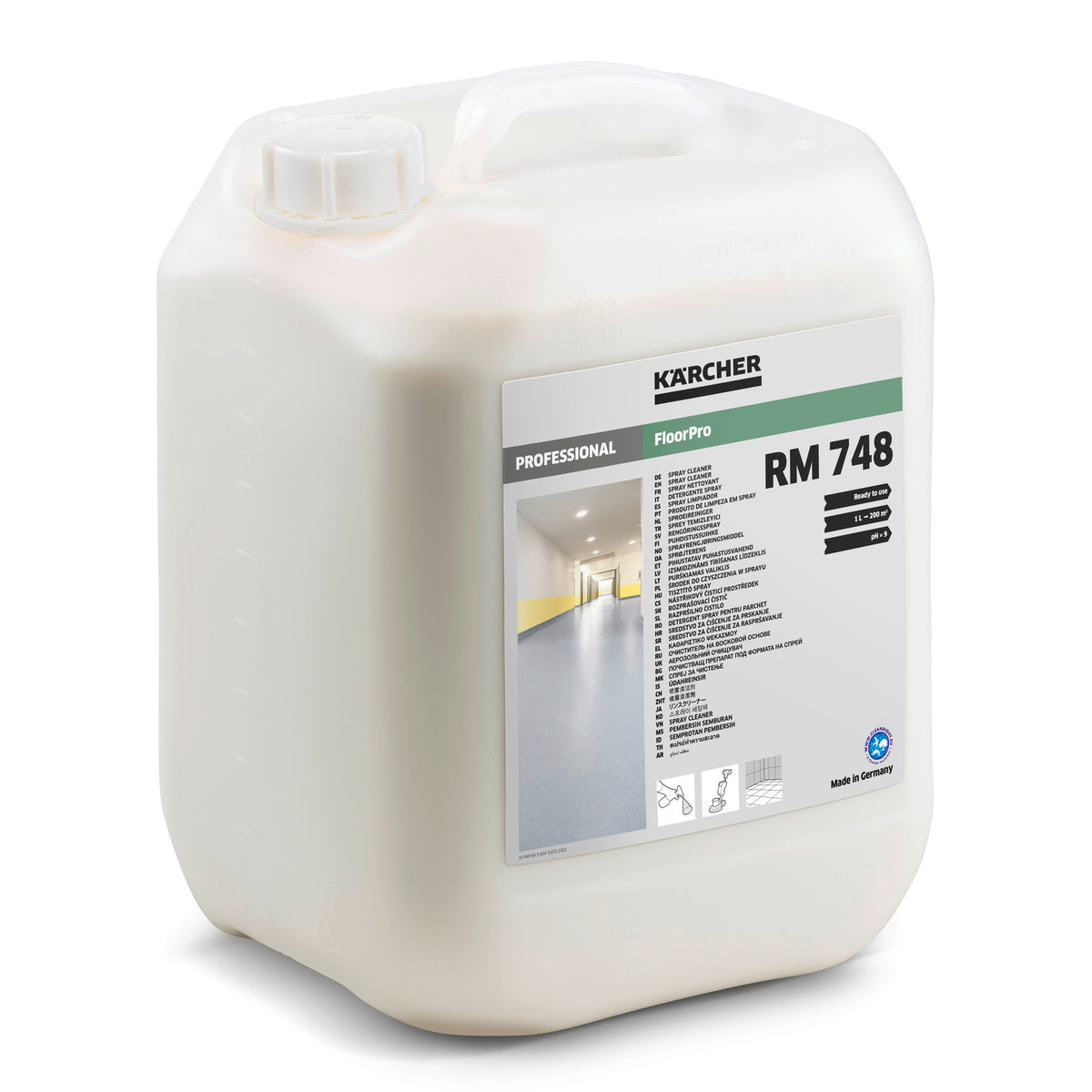 Средство для чистки пола FloorPro Spray Cleaner RM 748, 10 л